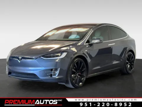 Gray 2017 Tesla Model X 90D for sale in Norco, CA