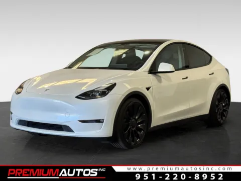 White 2022 Tesla Model Y Performance for sale in Norco, CA