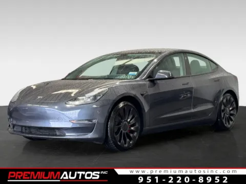 Gray 2022 Tesla Model 3 Performance for sale in Norco, CA
