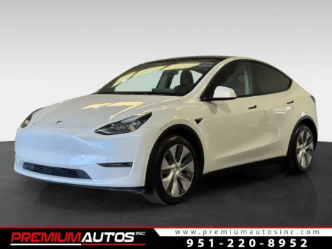 White 2021 Tesla Model Y Long Range for sale in Norco, CA
