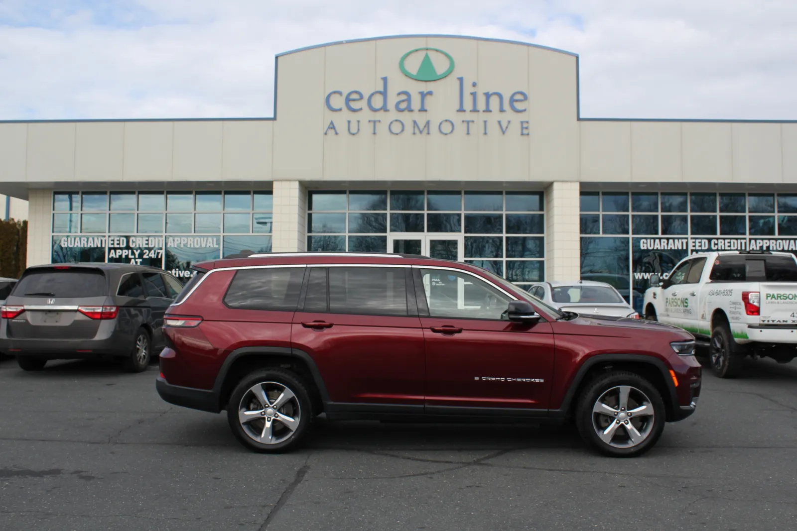 Red 2021 Jeep Grand Cherokee L Limited for sale in Spout Spring, VA