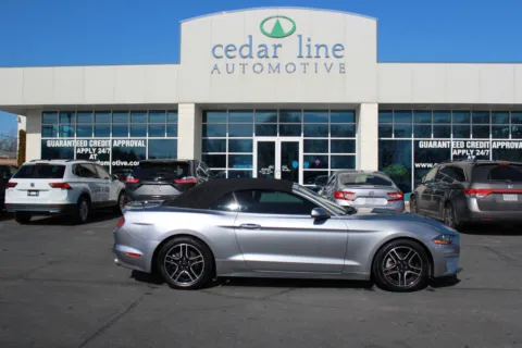 Silver 2021 Ford Mustang EcoBoost Premium for sale in Spout Spring, VA