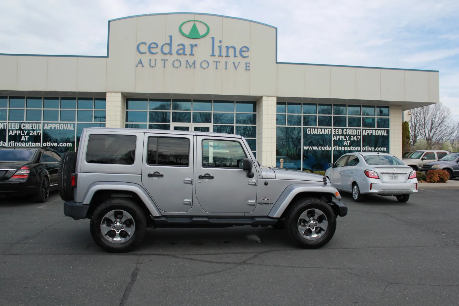 Silver 2017 Jeep Wrangler Unlimited Sahara for sale in Spout Spring, VA