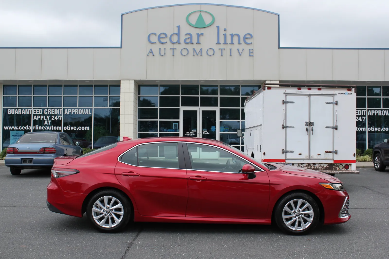 Red 2023 Toyota Camry LE for sale in Spout Spring, VA