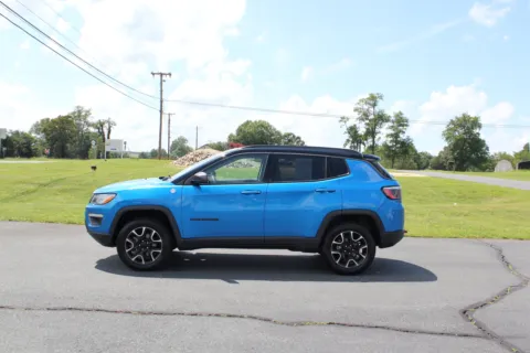 Blue 2021 Jeep Compass Trailhawk for sale in Spout Spring, VA