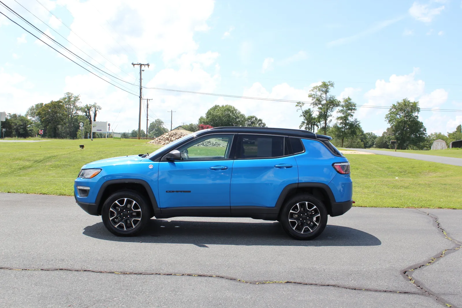 Blue 2021 Jeep Compass Trailhawk for sale in Spout Spring, VA
