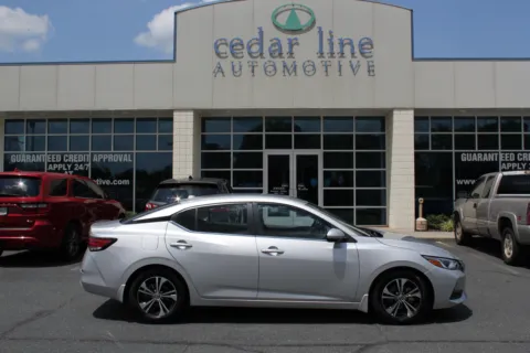Silver 2021 Nissan Sentra SV for sale in Spout Spring, VA