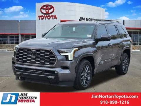 Another view of 2025 Toyota Sequoia Platinum for sale in Tulsa, OK at Jim Norton Toyota