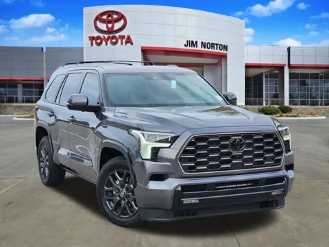 Gray 2025 Toyota Sequoia Platinum for sale in Tulsa, OK