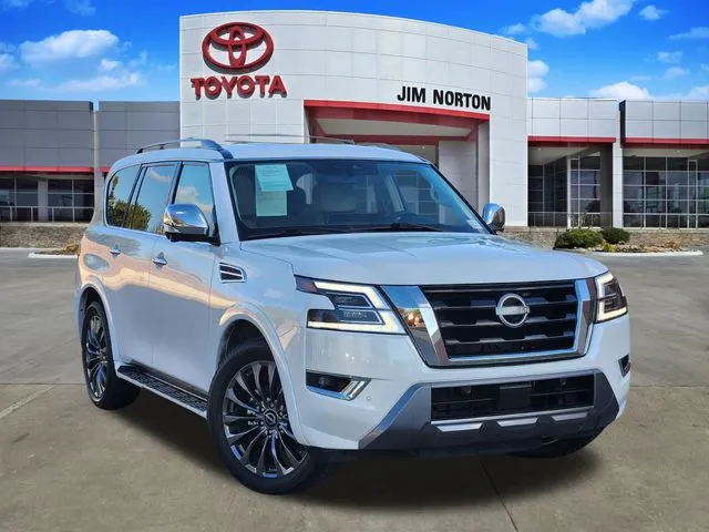 White 2023 Nissan Armada Platinum for sale in Tulsa, OK