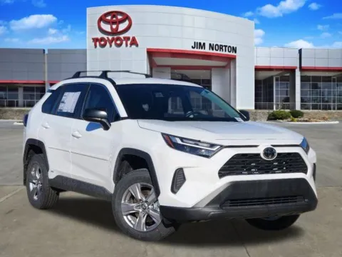 White 2025 Toyota RAV4 Hybrid LE for sale in Tulsa, OK