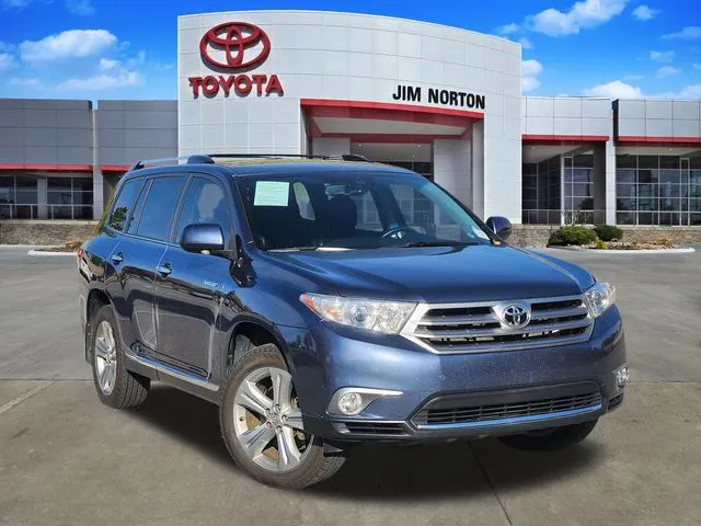 Blue 2013 Toyota Highlander Limited for sale in Tulsa, OK