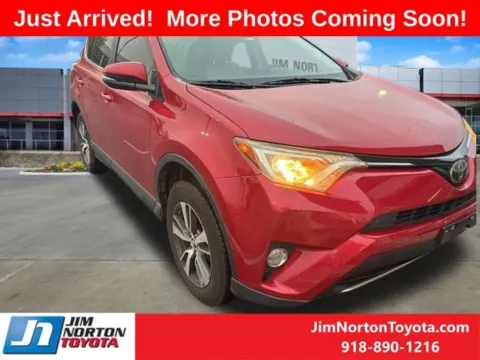 Red 2017 Toyota RAV4 XLE for sale in Tulsa, OK