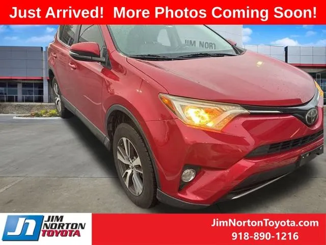 Red 2017 Toyota RAV4 XLE for sale in Tulsa, OK