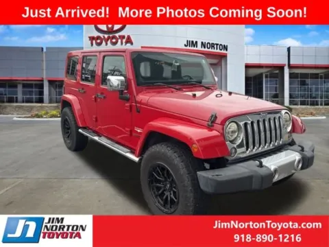 Red 2014 Jeep Wrangler Unlimited Sahara for sale in Tulsa, OK
