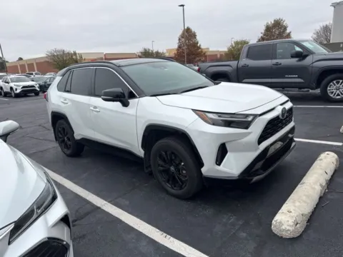 White 2023 Toyota RAV4 Hybrid XSE for sale in Tulsa, OK