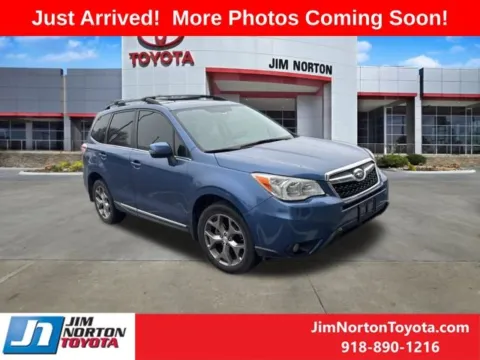 Blue 2015 Subaru Forester 2.5i Touring for sale in Tulsa, OK