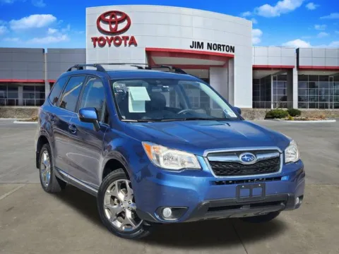 Blue 2015 Subaru Forester 2.5i Touring for sale in Tulsa, OK