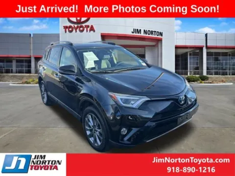 Black 2017 Toyota RAV4 Hybrid Limited for sale in Tulsa, OK