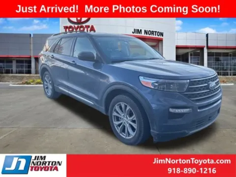 Blue 2021 Ford Explorer XLT for sale in Tulsa, OK