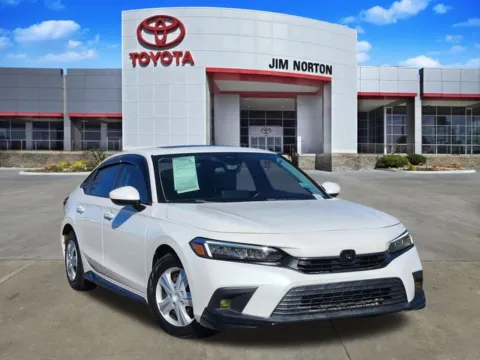 White 2022 Honda Civic EX for sale in Tulsa, OK