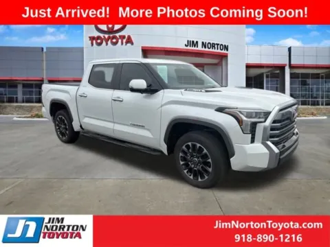 White 2024 Toyota Tundra Hybrid Limited for sale in Tulsa, OK