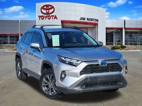 Silver 2023 Toyota RAV4 Hybrid XLE Premium for sale in Tulsa, OK