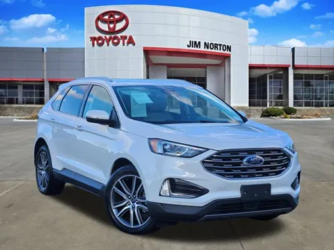 White 2020 Ford Edge Titanium for sale in Tulsa, OK