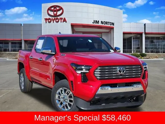 Red 2026 Toyota Tacoma Hybrid Limited for sale in Tulsa, OK