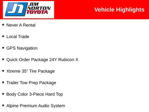 More photos of 2024 Jeep Wrangler Rubicon X at Jim Norton Toyota, OK