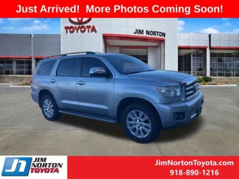 Silver 2016 Toyota Sequoia Platinum for sale in Tulsa, OK