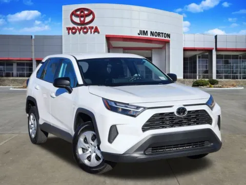 White 2024 Toyota RAV4 LE for sale in Tulsa, OK