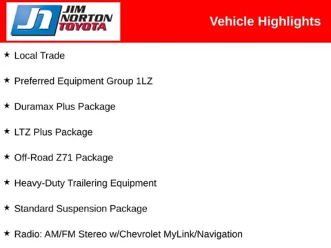 More photos of 2016 Chevrolet Silverado 2500HD LTZ at Jim Norton Toyota, OK