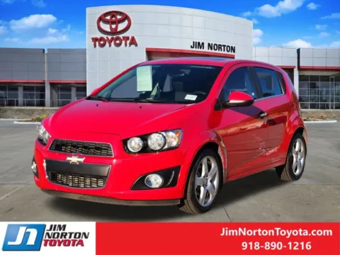 Another view of 2015 Chevrolet Sonic LTZ for sale in Tulsa, OK at Jim Norton Toyota