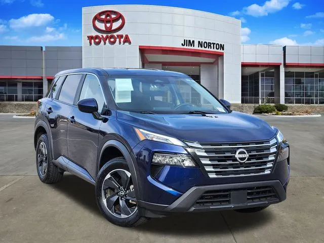 Blue 2024 Nissan Rogue SV for sale in Tulsa, OK