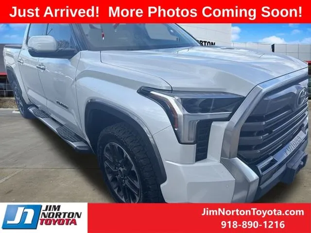 White 2023 Toyota Tundra Limited for sale in Tulsa, OK