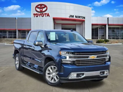 Blue 2021 Chevrolet Silverado 1500 High Country for sale in Tulsa, OK