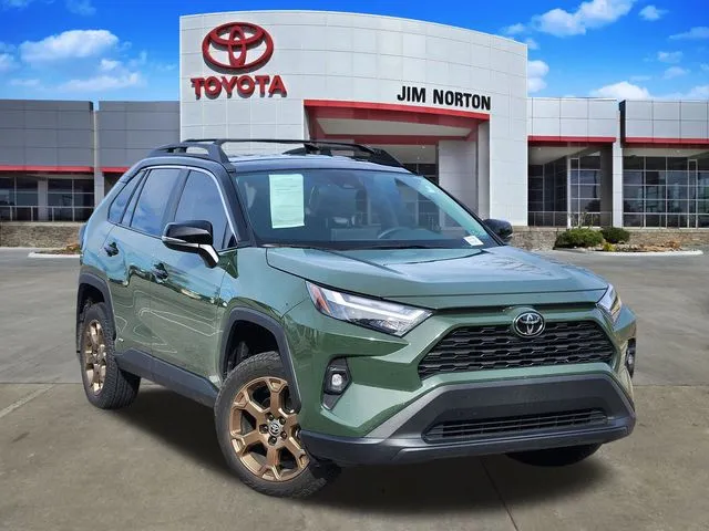 Black 2025 Toyota RAV4 Hybrid Woodland Edition for sale in Tulsa, OK