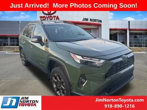 Black 2025 Toyota RAV4 Hybrid Woodland Edition for sale in Tulsa, OK