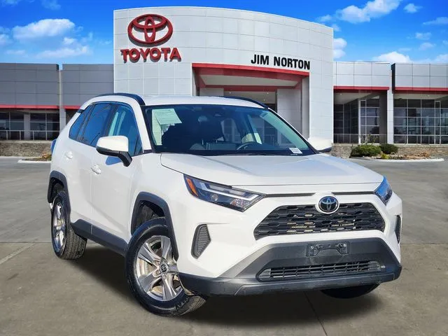White 2024 Toyota RAV4 XLE for sale in Tulsa, OK