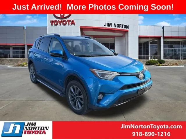 Blue 2016 Toyota RAV4 Limited for sale in Tulsa, OK