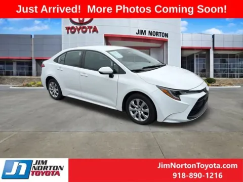 White 2024 Toyota Corolla LE for sale in Tulsa, OK