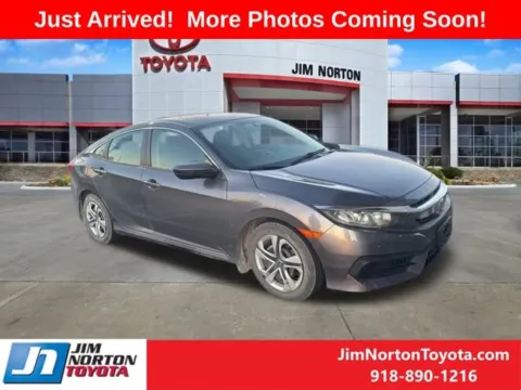 Gray 2016 Honda Civic LX for sale in Tulsa, OK