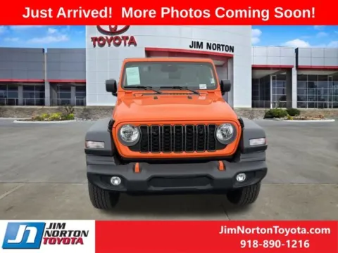 Photos of 2025 Jeep Wrangler Sport S for sale in Tulsa, OK at Jim Norton Toyota