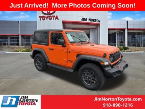 Orange 2025 Jeep Wrangler Sport S for sale in Tulsa, OK
