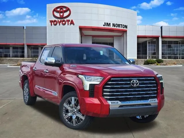 Red 2026 Toyota Tundra Hybrid Capstone for sale in Tulsa, OK