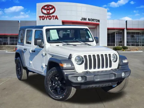White 2023 Jeep Wrangler Sport for sale in Tulsa, OK