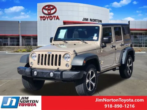 Another view of 2016 Jeep Wrangler Unlimited Sport for sale in Tulsa, OK at Jim Norton Toyota