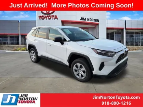 White 2025 Toyota RAV4 LE for sale in Tulsa, OK