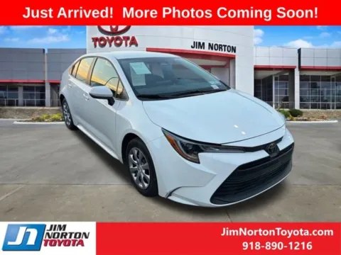 White 2024 Toyota Corolla LE for sale in Tulsa, OK